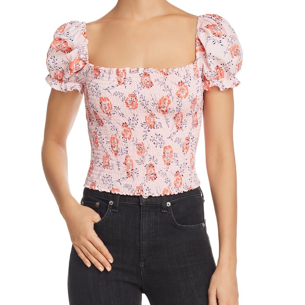 LIKELY Renlee Smocked Floral Top